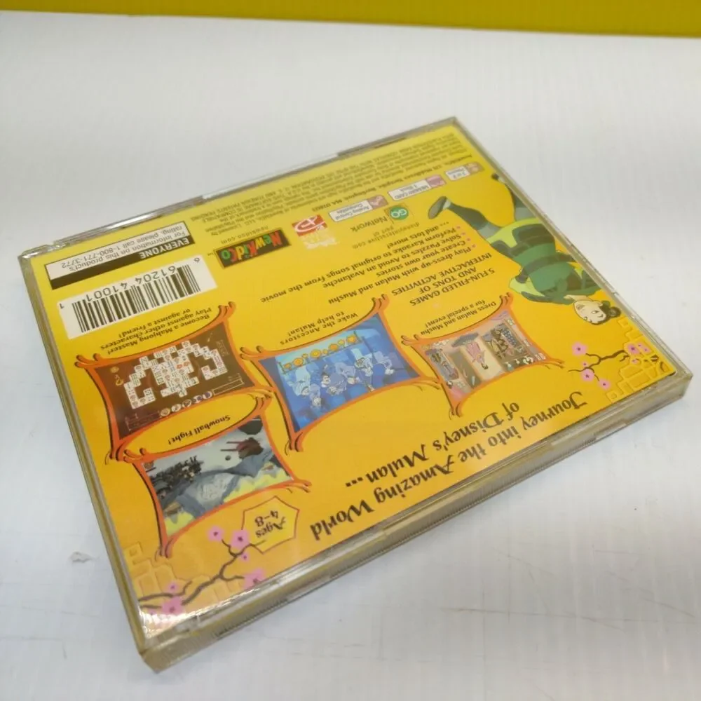 Disney's Story Studio Mulan Sony PlayStation 1 PS1 Complete Case Manual Game